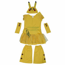 Lade das Bild in den Galerie-Viewer, Süßes Pikachu Kleid für Kinder - Kostüm Cosplay Karneval Fasching