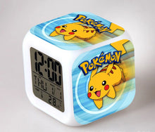 Lade das Bild in den Galerie-Viewer, Pokemon Anime Wecker mit LED und Alarm Funktion in vielen Motiven