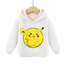 Lade das Bild in den Galerie-Viewer, Warme gefütterte Kinder Pullies Hoodies mit Pokemon Motiven