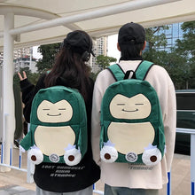 Lade das Bild in den Galerie-Viewer, Niedlicher Snorlax Relaxo Rucksack