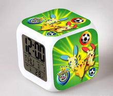Lade das Bild in den Galerie-Viewer, Pokemon Anime Wecker mit LED und Alarm Funktion in vielen Motiven