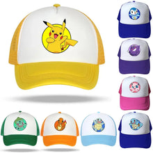 Lade das Bild in den Galerie-Viewer, Coole Sommer Baseball Caps mit Pikachu und Pokemon Motiven