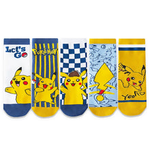 Lade das Bild in den Galerie-Viewer, Pokemon Pikachu Kinder Socken 5er Pack