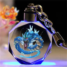 Lade das Bild in den Galerie-Viewer, Bunte Pokémon Pikachu Kristall Keychain Anhänger