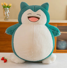 Lade das Bild in den Galerie-Viewer, Snorlax Relaxo Kuscheltier in 2 Varianten (ca. 30cm)