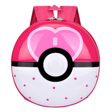Lade das Bild in den Galerie-Viewer, Kinder Rucksack im Pokeball Aussehen - viele Motive