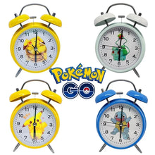 Lade das Bild in den Galerie-Viewer, Klassischer Wecker mit Pikachu, Bisasam, Schiggy u. a. Motiv