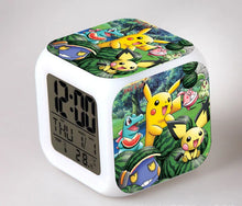 Lade das Bild in den Galerie-Viewer, Pokemon Anime Wecker mit LED und Alarm Funktion in vielen Motiven