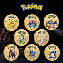 Lade das Bild in den Galerie-Viewer, Pokemon Münzen im Set (8 Stk.)