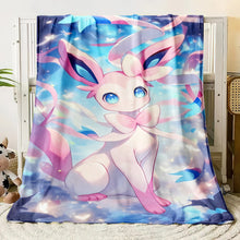 Lade das Bild in den Galerie-Viewer, Liebliche Evoli Entwicklungen Flanell Decken