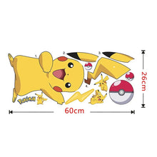 Lade das Bild in den Galerie-Viewer, Pikachu Wandtattoo Sticker Wand Deko