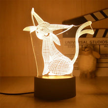 Lade das Bild in den Galerie-Viewer, Pokemon Anime Warmlicht Nachtlicht Deko Lampe