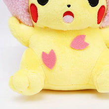 Lade das Bild in den Galerie-Viewer, Sakura Pikachu Plüsch Pokemon Kuscheltier (ca. 16cm)
