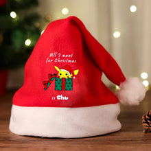 Lade das Bild in den Galerie-Viewer, Weihnachtsmanmütze mit Pikachu oder Pokemon Motiv