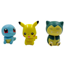 Lade das Bild in den Galerie-Viewer, Niedliche Pokemon Figuren im 6er Pack (Pikachu, Evoli, Glumanda, Schiggy, Bulbasaur & Relaxo)