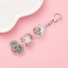 Lade das Bild in den Galerie-Viewer, Süße Pokeom Anime Acrylic Schlüsselanhänger Keychains