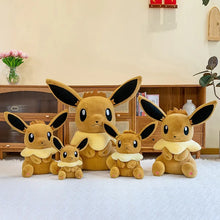 Lade das Bild in den Galerie-Viewer, XXL Evoli Eevee Pokemon Kuscheltier (ca. 40/60/95cm)