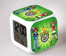 Lade das Bild in den Galerie-Viewer, Pokemon Anime Wecker mit LED und Alarm Funktion in vielen Motiven