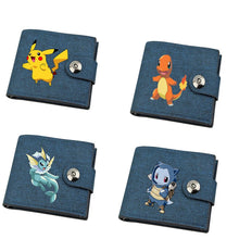 Lade das Bild in den Galerie-Viewer, Canvas Portemonnaie mit Pokemon Motiven