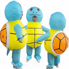 Lade das Bild in den Galerie-Viewer, Aufblasbares Squirtle Schiggy Kostüm Cosplay