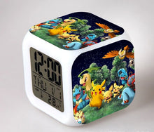 Lade das Bild in den Galerie-Viewer, Pokemon Anime Wecker mit LED und Alarm Funktion in vielen Motiven