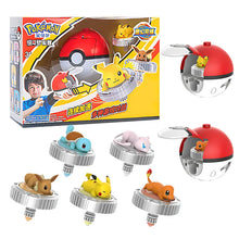 Lade das Bild in den Galerie-Viewer, Pokemon Ball Spinning Spielzeug Pokeball mit Figur