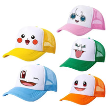 Lade das Bild in den Galerie-Viewer, Fröhliche Baseball Caps mit Pokemon Pikachu Motiven für Kinder oder Erwachsene