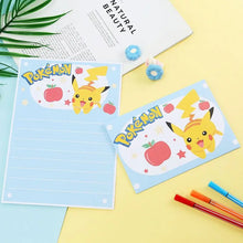 Lade das Bild in den Galerie-Viewer, 10Per Set Pokemon Pikachu Einladungskarten, Brief mit Umschlag