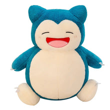 Lade das Bild in den Galerie-Viewer, Freundlicher Lachender Relaxo Snorlax Kuschel Pokemon (ca. 30cm oder 40cm )