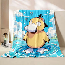 Lade das Bild in den Galerie-Viewer, Flauschige Enton Psyduck Decken in vielen Enton Motiven