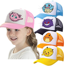 Lade das Bild in den Galerie-Viewer, Pokemon Kinder Baseball Caps Pikachu Mützen für den Sommer
