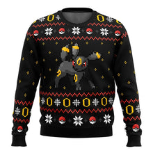 Lade das Bild in den Galerie-Viewer, Nachtara Umbreon Weihnachtspulli Sweater