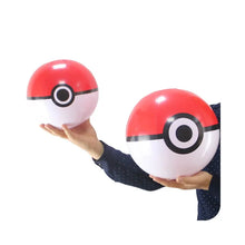 Lade das Bild in den Galerie-Viewer, Aufblasbarer Pokeball Strandball (ca. 30-40cm)