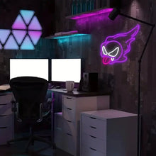 Lade das Bild in den Galerie-Viewer, Bisasam Bulbasaur oder Nebulak Gastly Neon Wandlicht