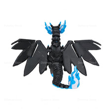 Lade das Bild in den Galerie-Viewer, Mega Glurak Charizard X Y Figur mit bewegbaren Flügeln etc.