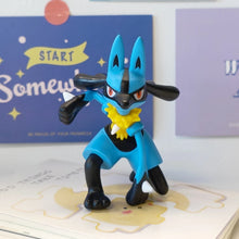 Lade das Bild in den Galerie-Viewer, 7er Set Pokemon Figuren Pikachu Lucario Jolteon Espeon Psyduck