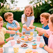 Lade das Bild in den Galerie-Viewer, Pokemon Party Set - 50x Aufkleber und 40x Armbänder für Geburtstag, Feier, Deko, Kinder Spielzeug