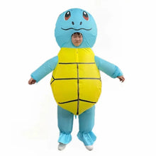 Lade das Bild in den Galerie-Viewer, Aufblasbares Squirtle Schiggy Kostüm Cosplay