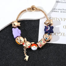 Lade das Bild in den Galerie-Viewer, Pokemon Armband mit Pokemon Figuren als Anhänger