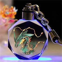 Lade das Bild in den Galerie-Viewer, Bunte Pokémon Pikachu Kristall Keychain Anhänger