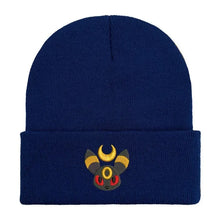 Lade das Bild in den Galerie-Viewer, Warme Nachtara Umbreon Beanie Winter Herbst Mütze