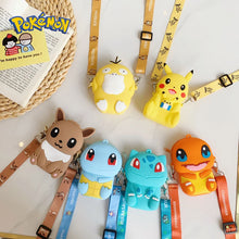 Lade das Bild in den Galerie-Viewer, Pokemon Tasche Umhängetaschen für Kinder Mini Geldbörse