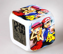 Lade das Bild in den Galerie-Viewer, Pokemon Anime Wecker mit LED und Alarm Funktion in vielen Motiven