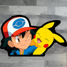 Lade das Bild in den Galerie-Viewer, Niedliche Ash Ketchum Pikachu Matte Teppich