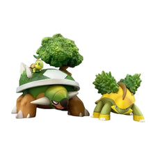 Lade das Bild in den Galerie-Viewer, Pokémon Chelterrar Torterra Entwicklungsreihe Figuren Set (ca. 2cm-11cm)