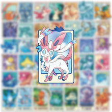 Lade das Bild in den Galerie-Viewer, 50 Stk. Pokemon Aufkleber Sticker Karten-Look