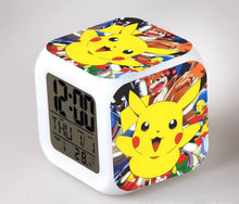 Lade das Bild in den Galerie-Viewer, Pokemon Anime Wecker mit LED und Alarm Funktion in vielen Motiven