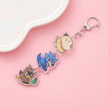 Lade das Bild in den Galerie-Viewer, Süße Pokeom Anime Acrylic Schlüsselanhänger Keychains