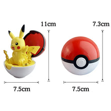 Lade das Bild in den Galerie-Viewer, Pokemon Figuren im Pokeball - 12 Pokemon zur Wahl