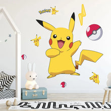 Lade das Bild in den Galerie-Viewer, Pikachu Wandtattoo Sticker Wand Deko